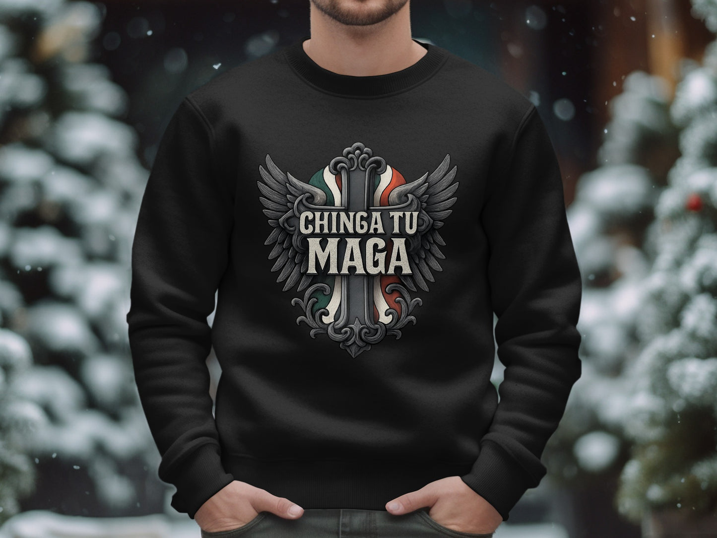 Bold Chinga Tu Maga Graphic Sweatshirt product