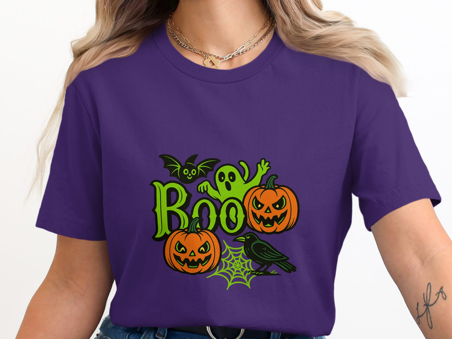 Halloween Ghost Boo Pumpkin Crow Spiderweb product type