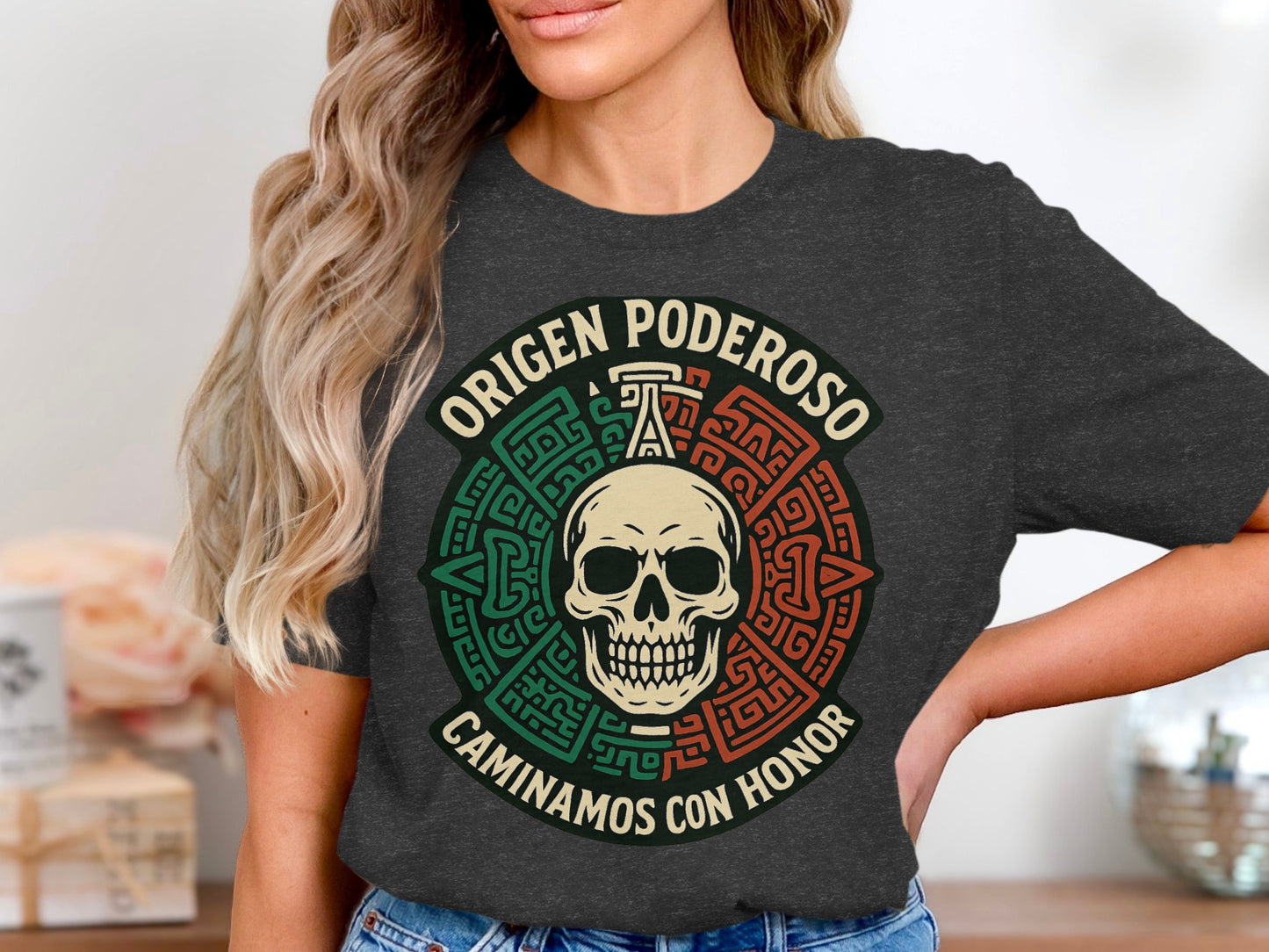 Origen Poderoso Caminamos Con Honor Skull product type