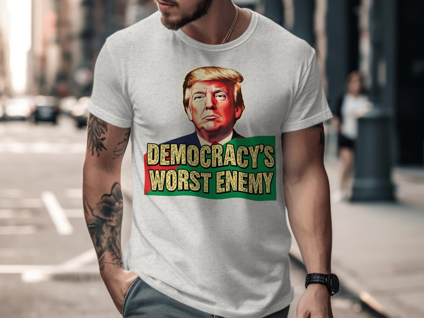 Democracy's Worst Enemy Graphic T-shirt product type