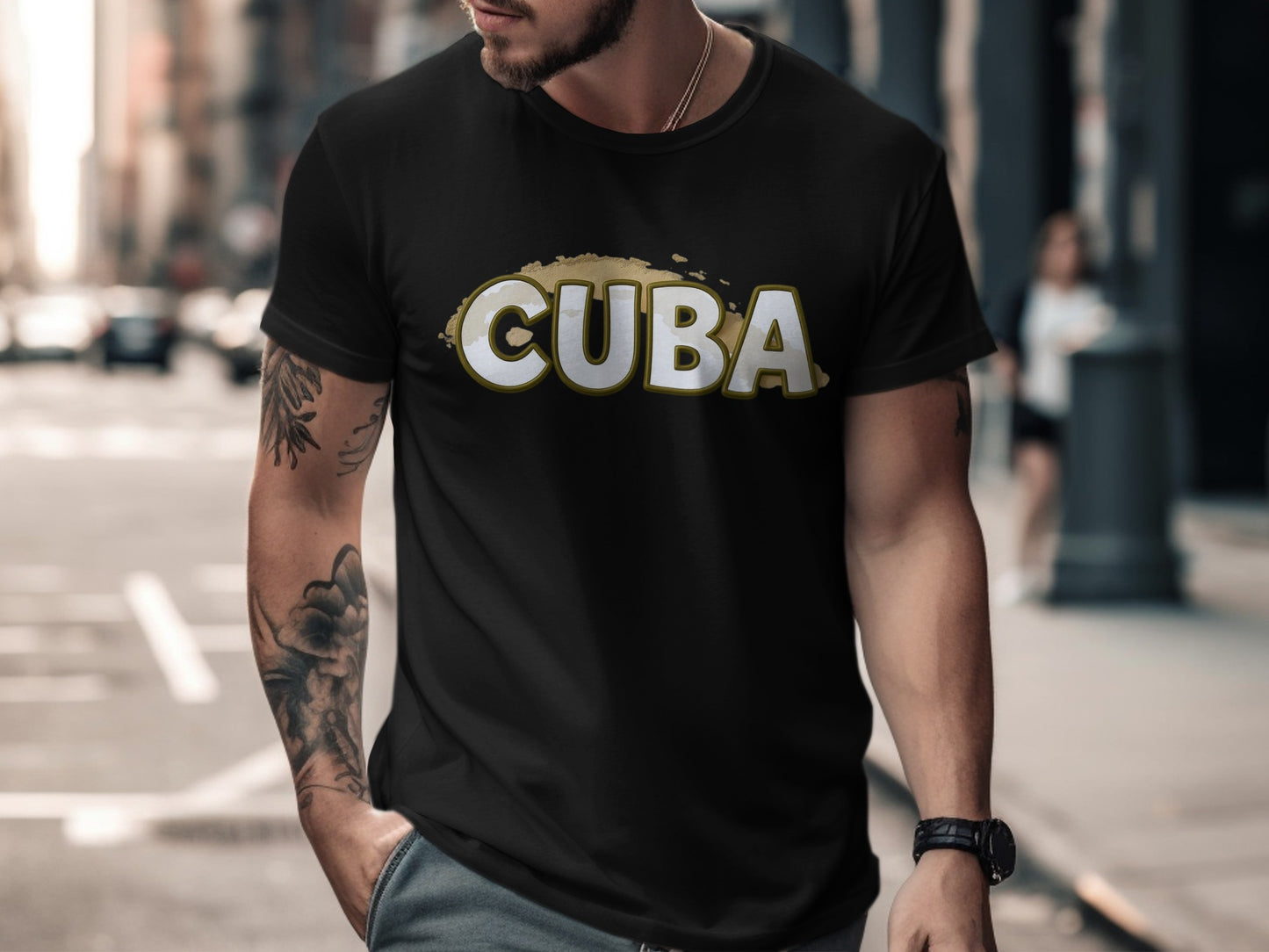 Stylish CUBA Graphic T-Shirt for Everyday Wear Product