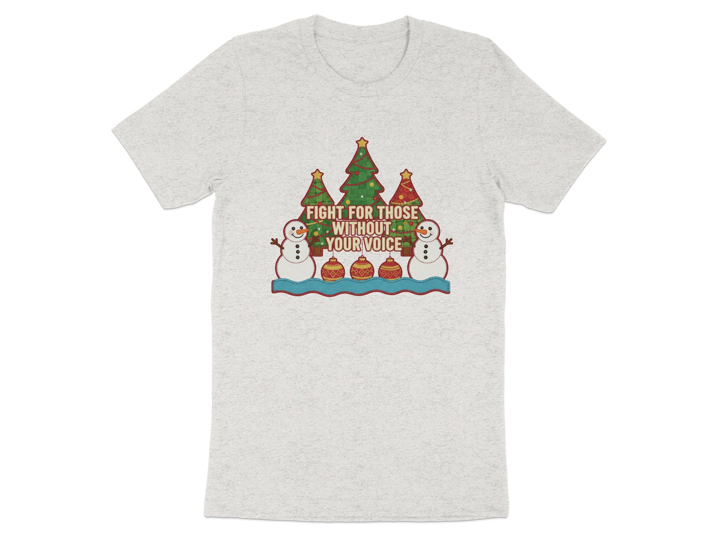 Fight for Those Without Your Voice Christmas Shirt