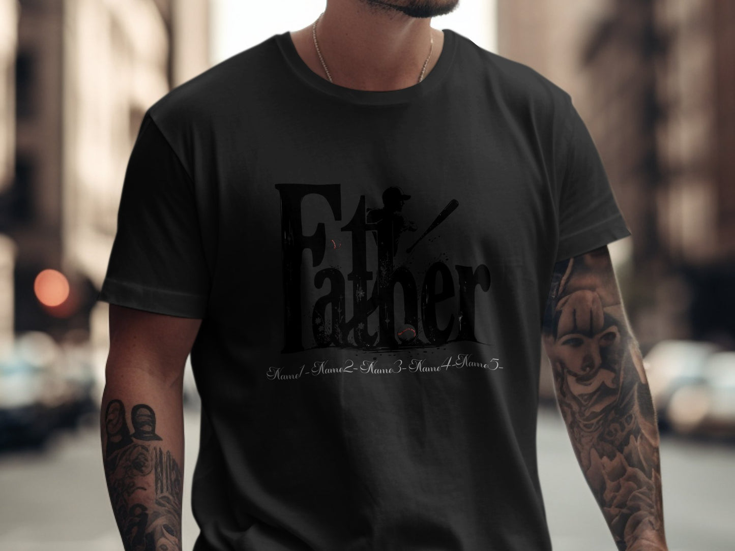 Unique Father Graphic Design T-shirt product type