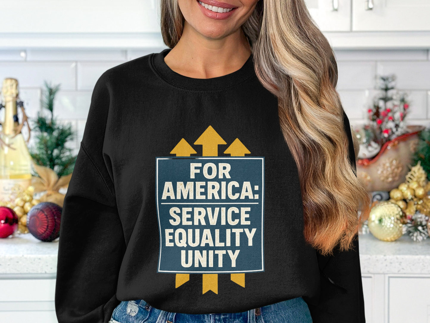 For America Service Equality Unity Sweatshirt product