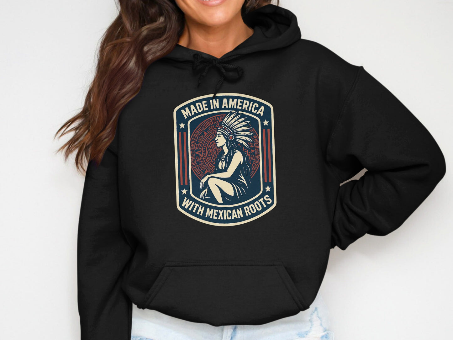 Made in America With Mexican Roots Hoodie product type