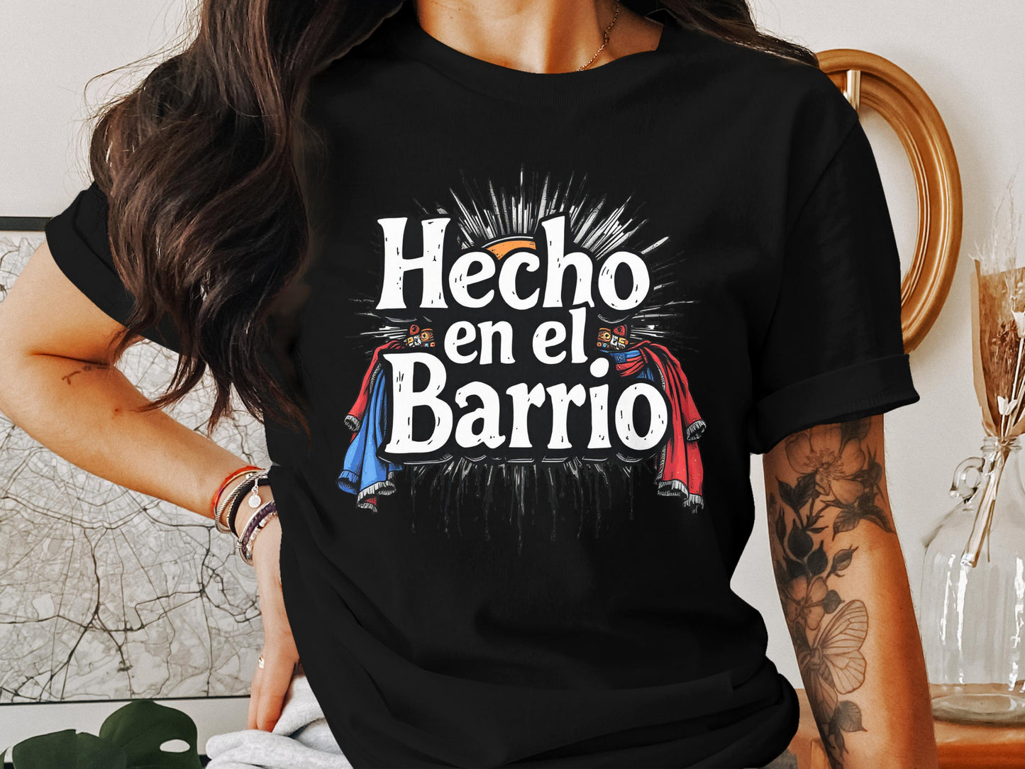 Hecho en el Barrio Stylish Graphic T-shirt product type