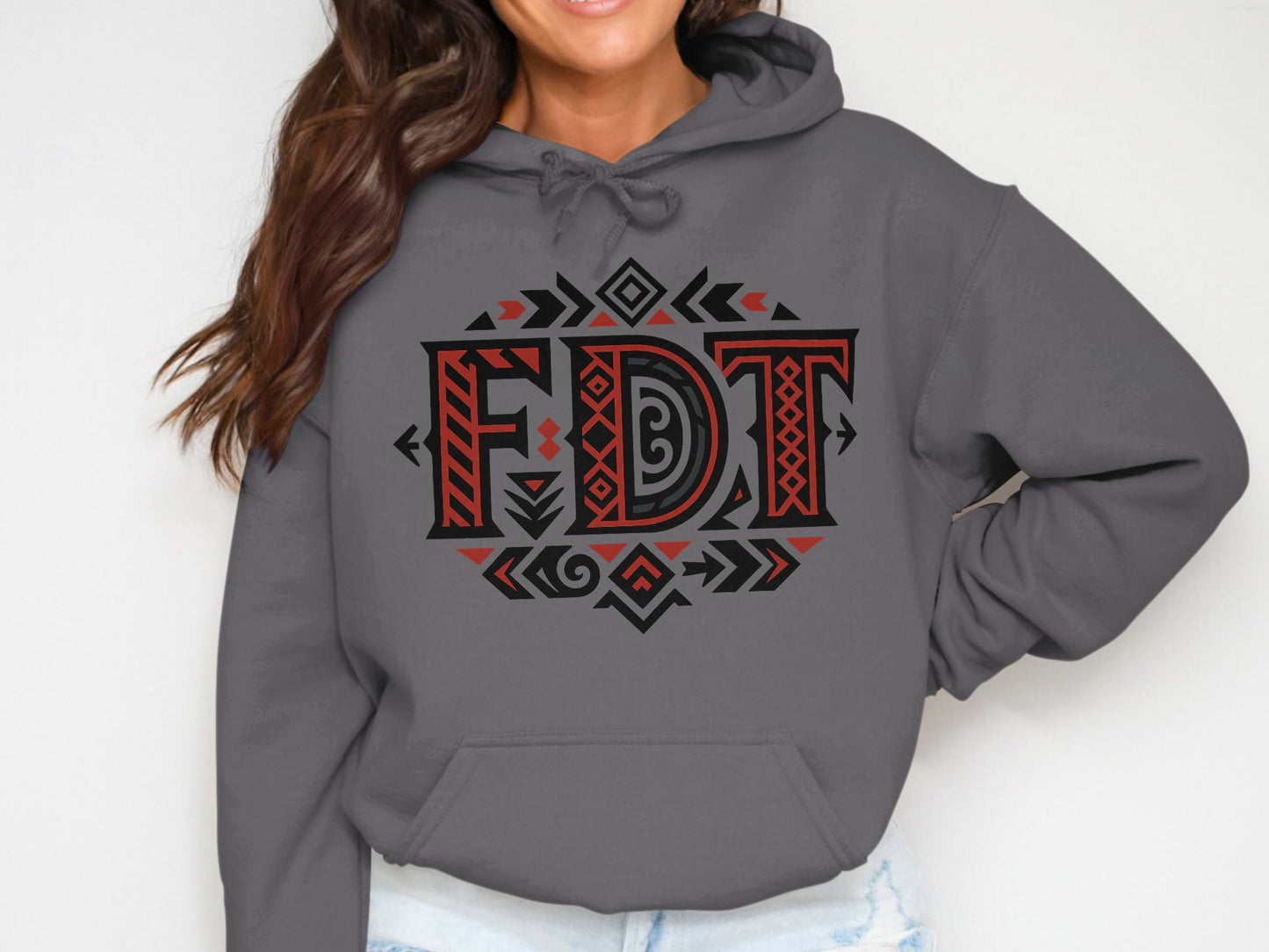 Fashionable FDT Graphic Hoodie Cozy Sweatshirt product type