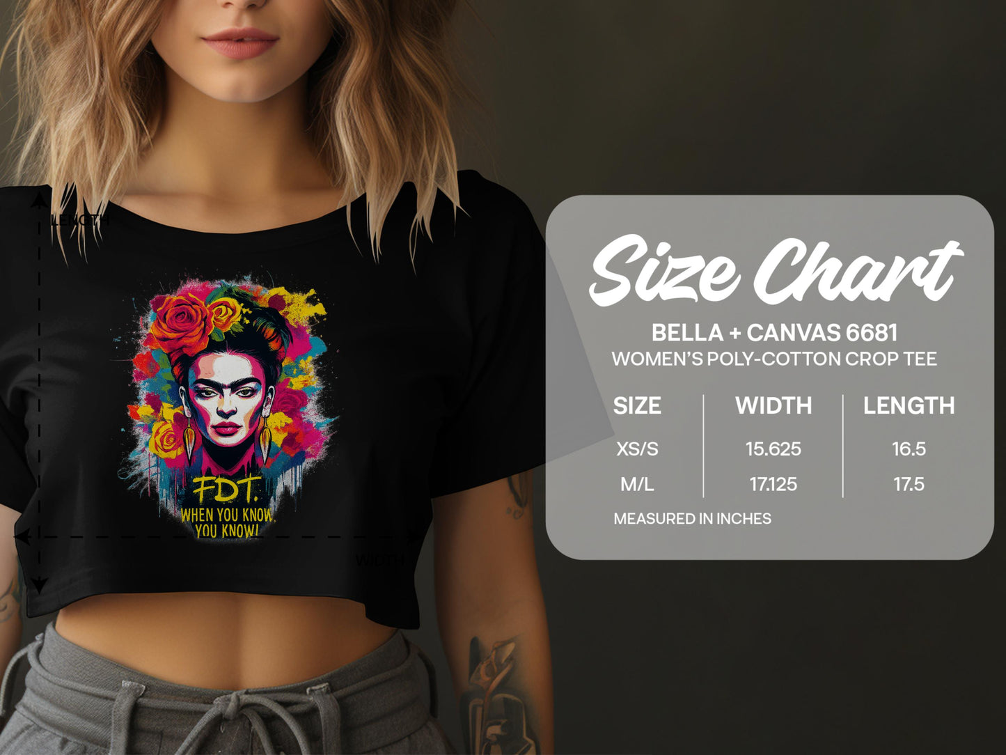 Frida Kahlo Artistic Portrait Women's Tee product