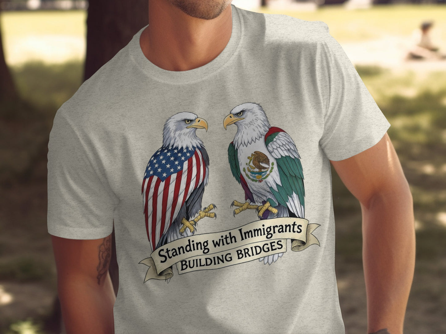 Standing with Immigrants Building Bridges product type
