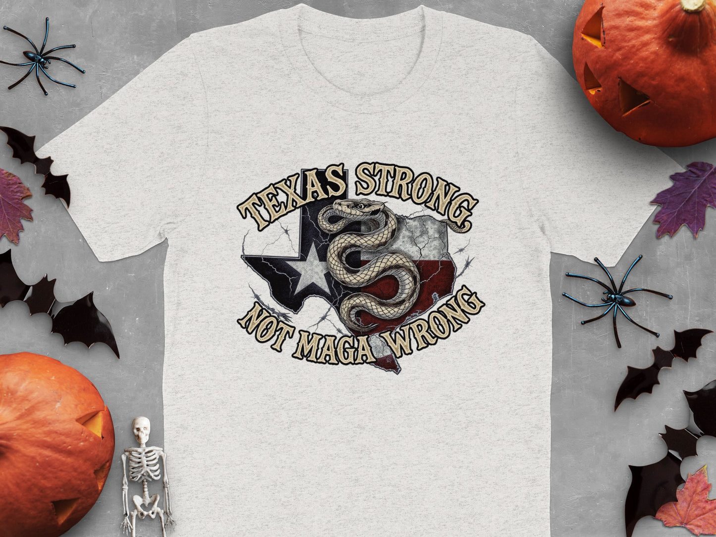 Texas Strong Not MagA Wrong Graphic Tee product