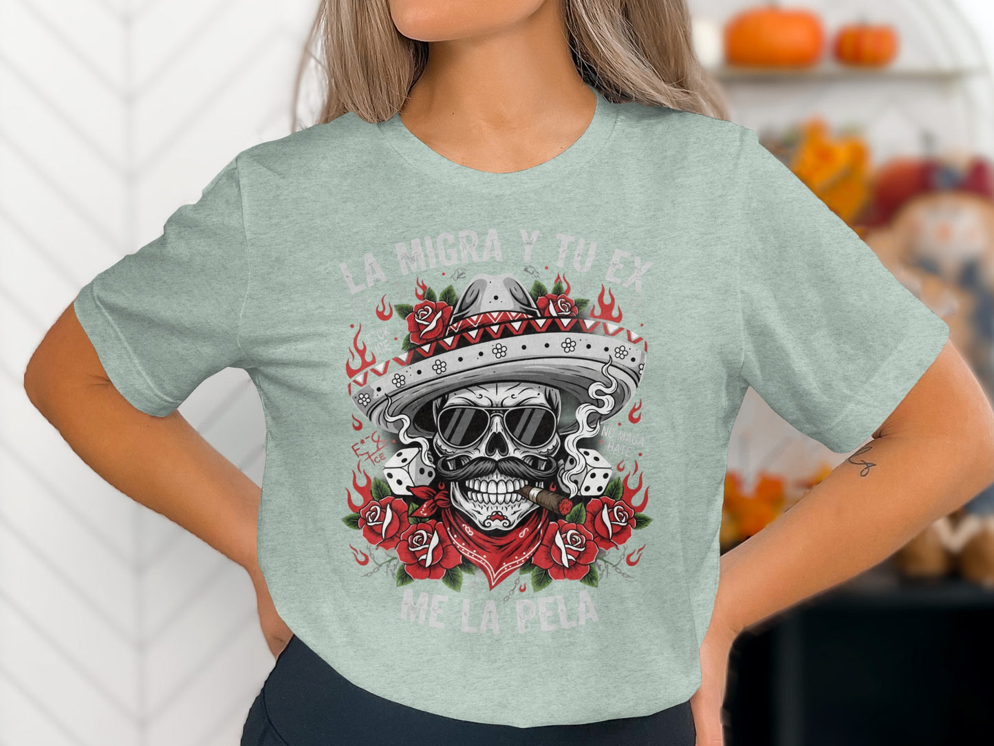 La Negra y Tu Ex Me La Pela Graphic T-Shirt product type