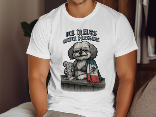 Ice Melts Under Pressure Cute Dog Graphic T-Shirt product