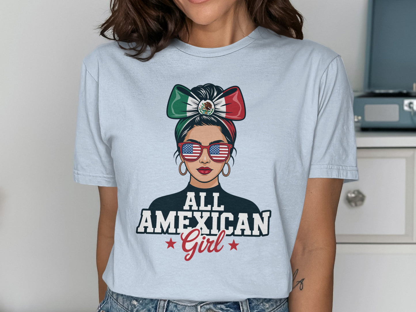 All Amexican Girl Graphic Tee Shirt product type