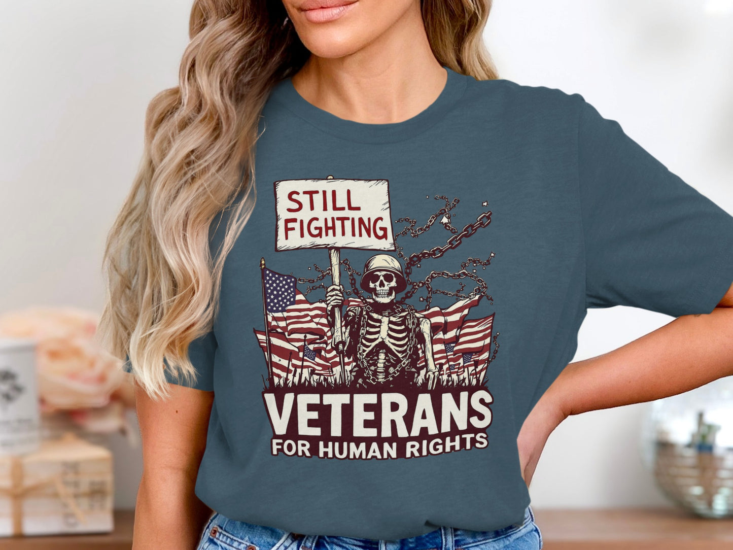 Still Fighting Veterans for Human Rights T-shirt