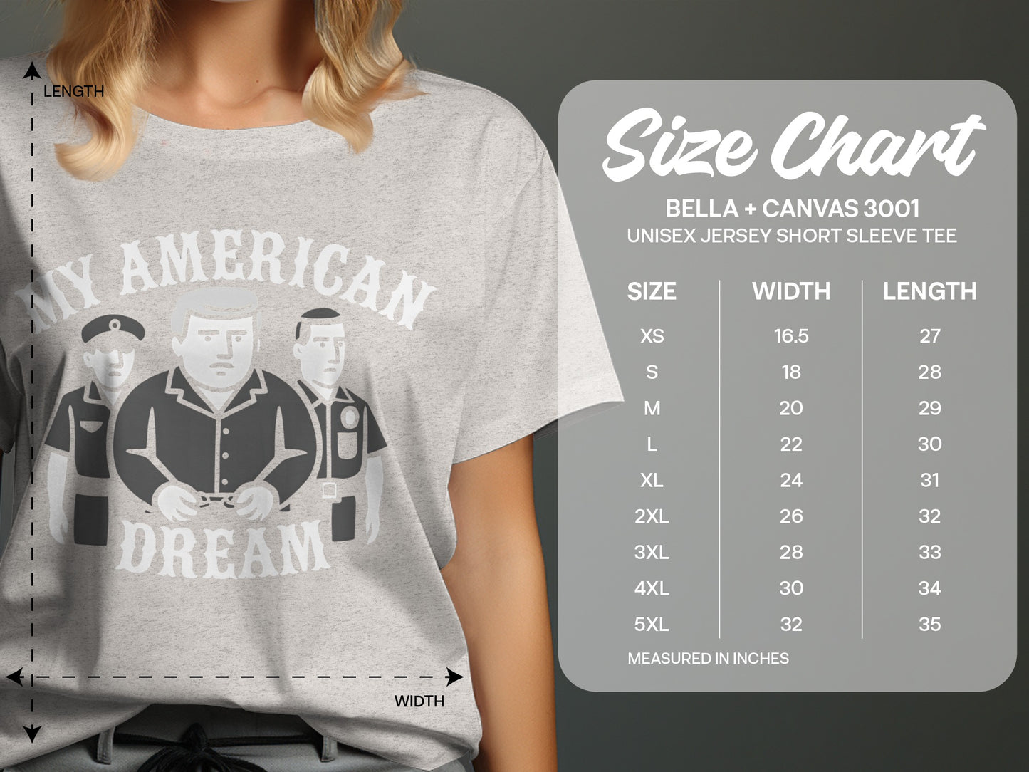 My American Dream Unisex Jersey Short Sleeve Tee product
