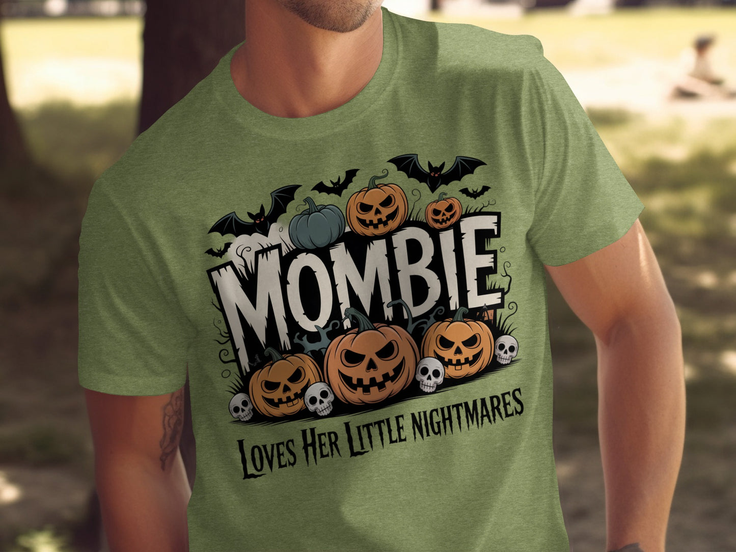 MOMBIE Loves Her Little Nightmares Halloween T-shirt