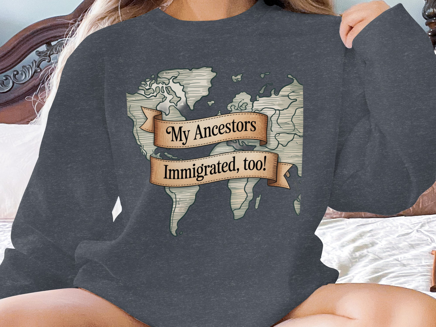 My Ancestors Immigrated Too Long Sleeve product