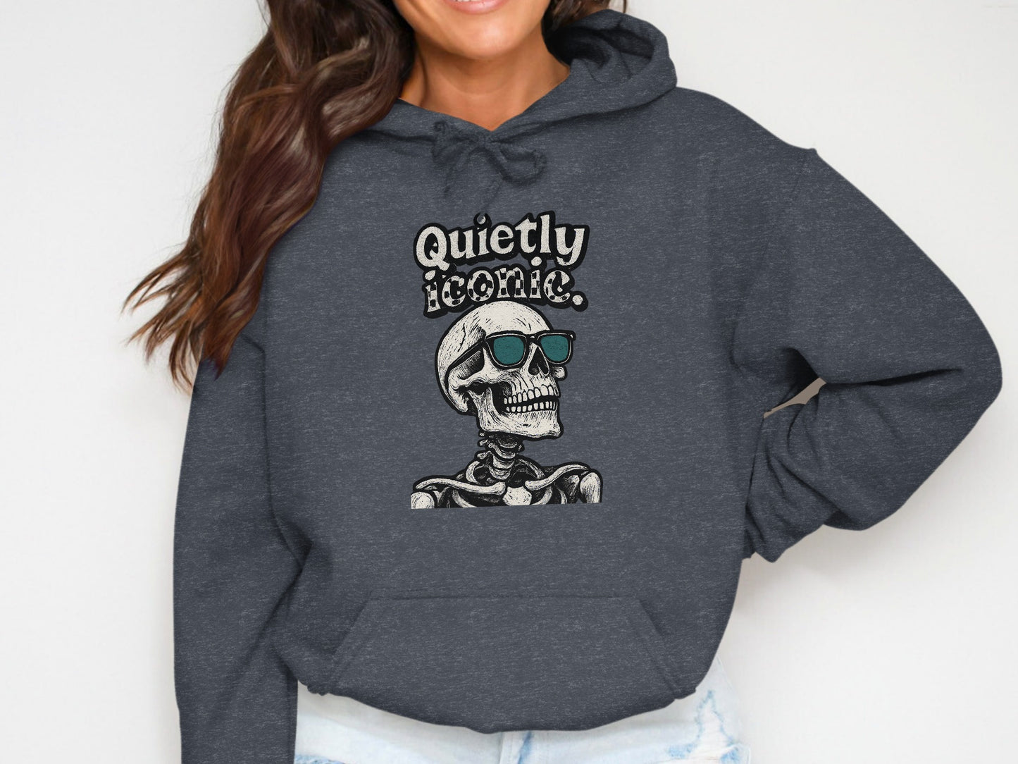 Quietly Iconic Skeleton Graphic Hoodie product