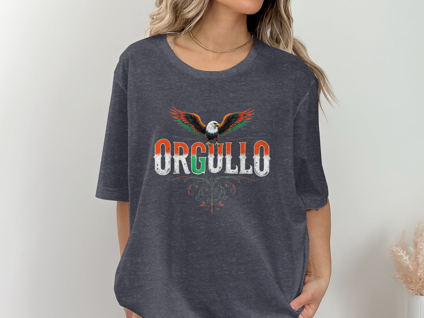 Orgullo Eagle Design Latin Theme T-shirt product type