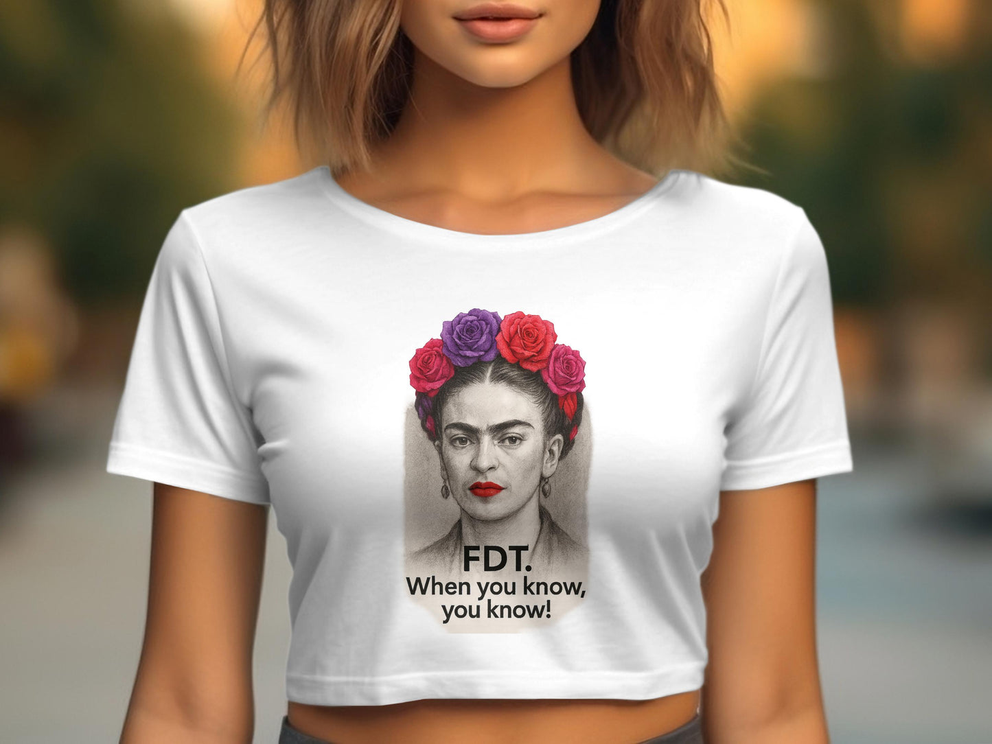 FDT When You Know You Know Crop Top product