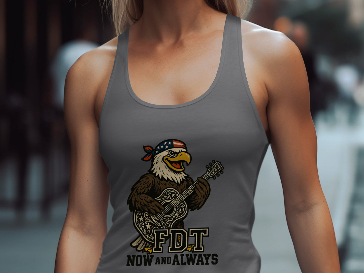 Patriotic Eagle Playing Guitar FDT Now and Always product type
