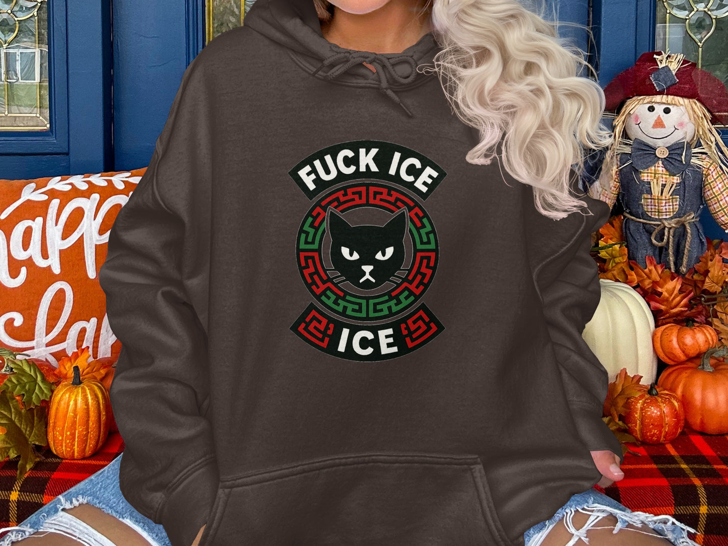 Stylish Fuck Ice Cat Graphic Hoodie product
