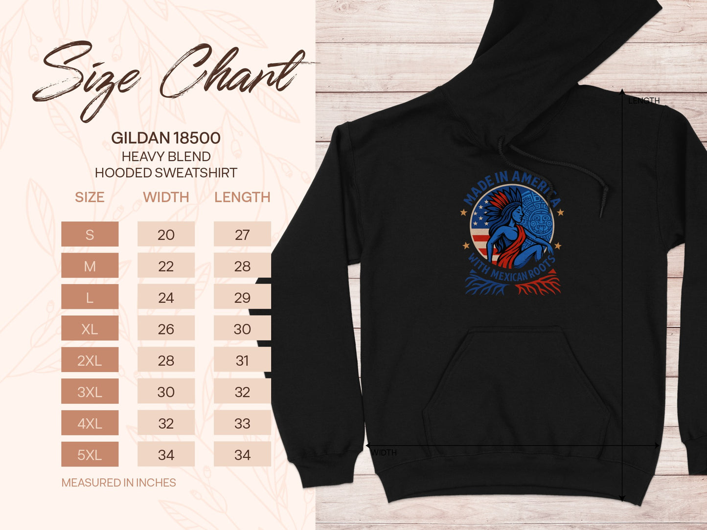 Made in America Space Design Hooded Sweatshirt product type