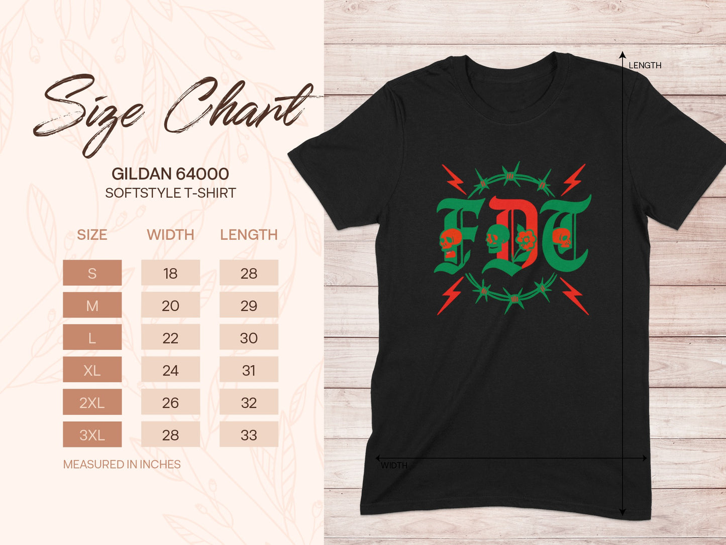 FDT Graphic Design Black Gildan 64000 Softstyle T-Shirt Product