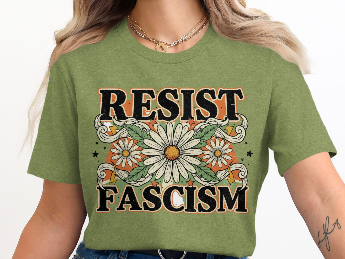 Resist Fascism Graphic T-Shirt product type