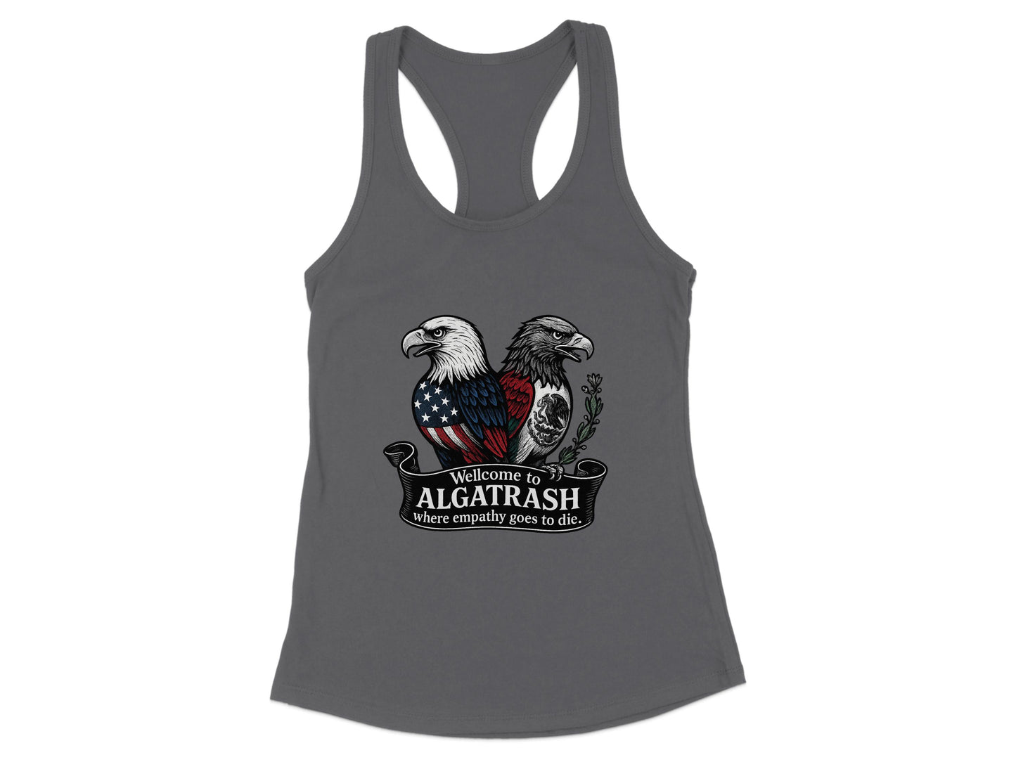 WELCOME TO ALGATRASH EAGLE GRAPHIC TANK TOP product