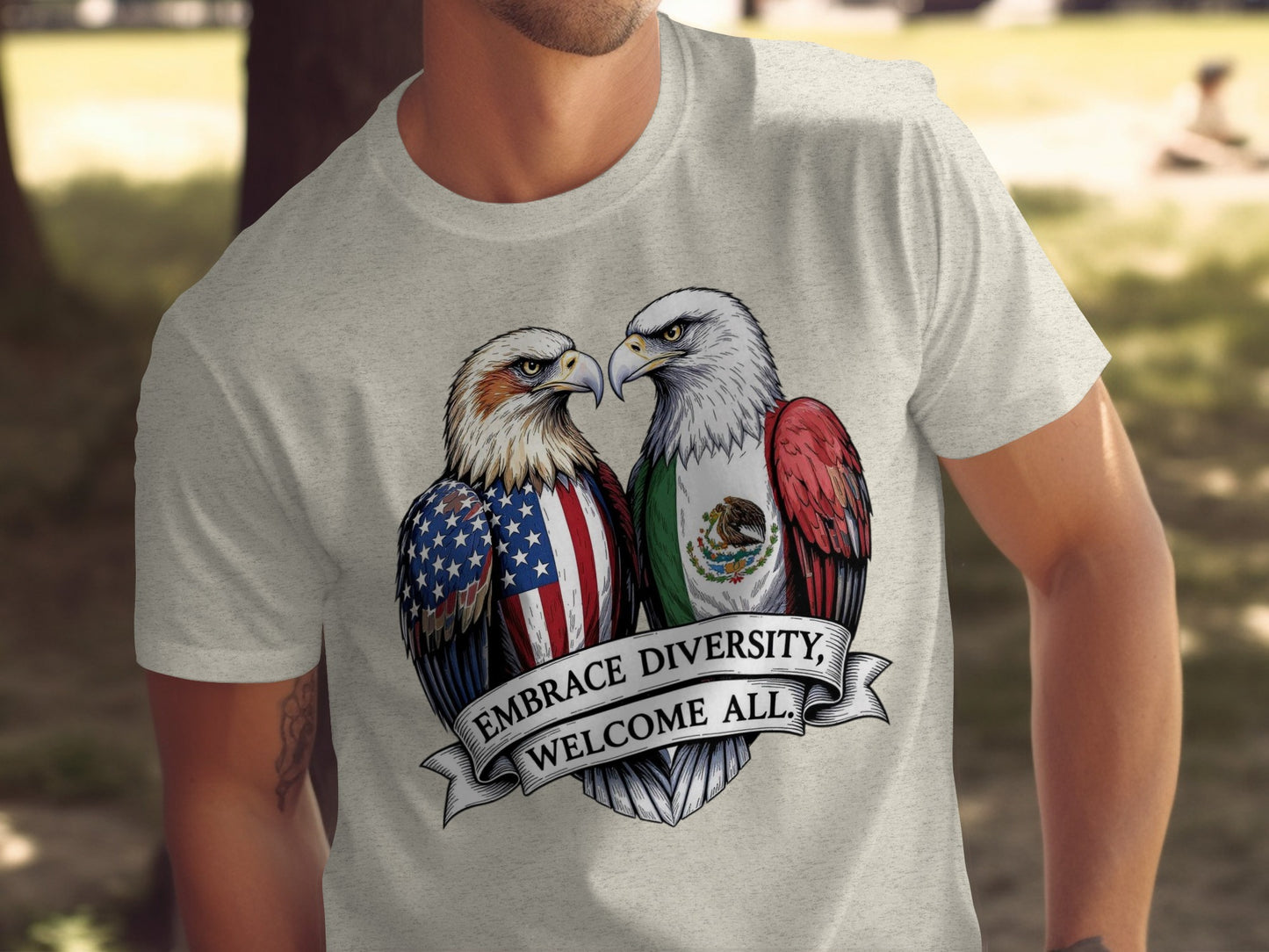 Embrace Diversity Welcome All Graphic T-shirt product type