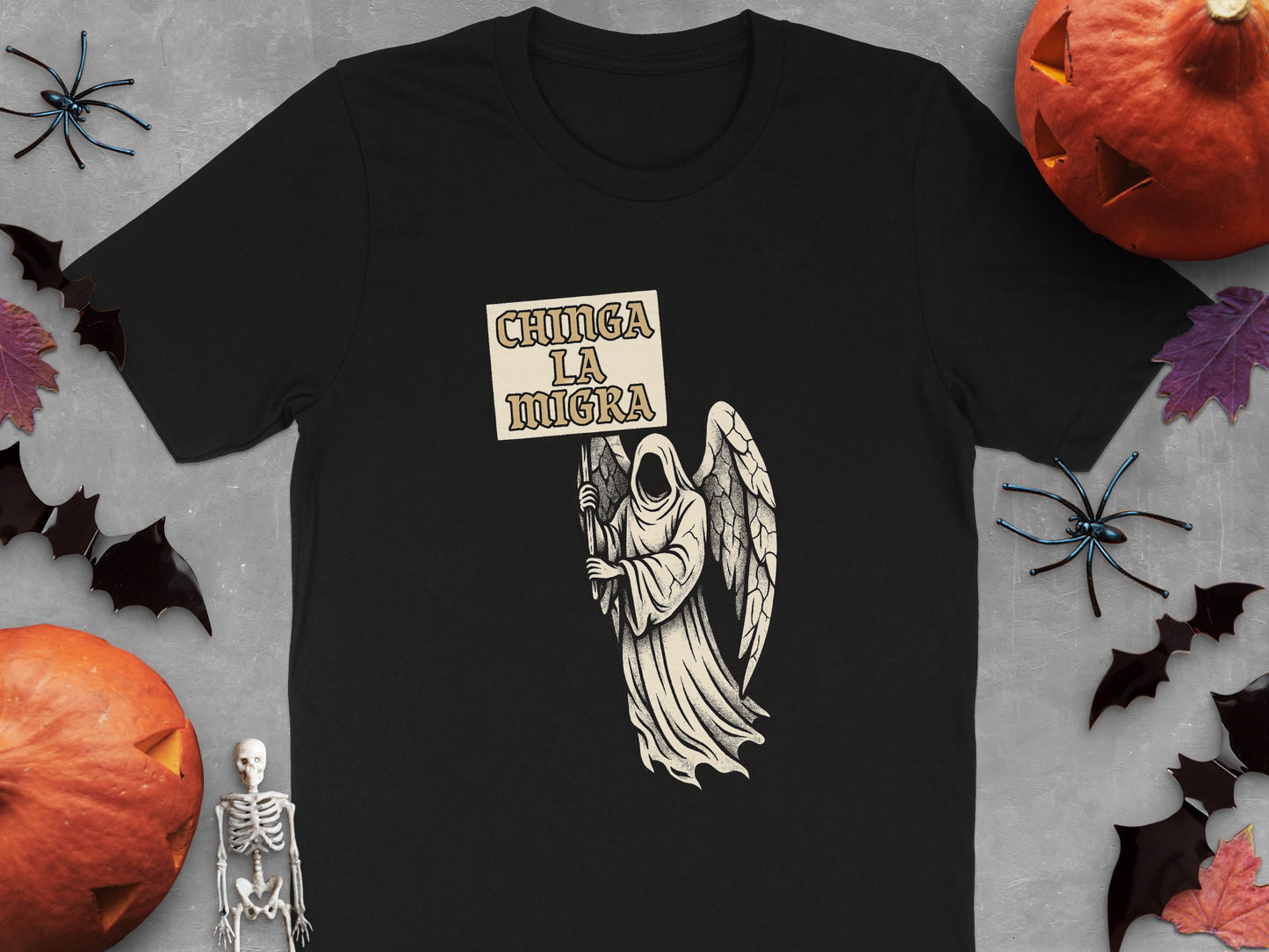 Chinga La Migra Grim Reaper Halloween T-Shirt product type