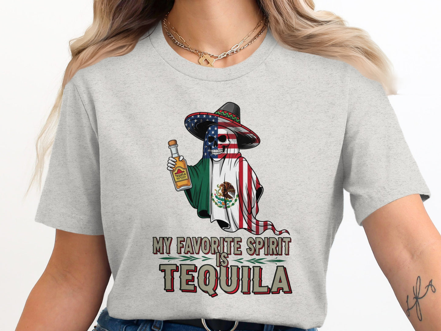 My Favorite Spirit Is Tequila Graphic Tee product