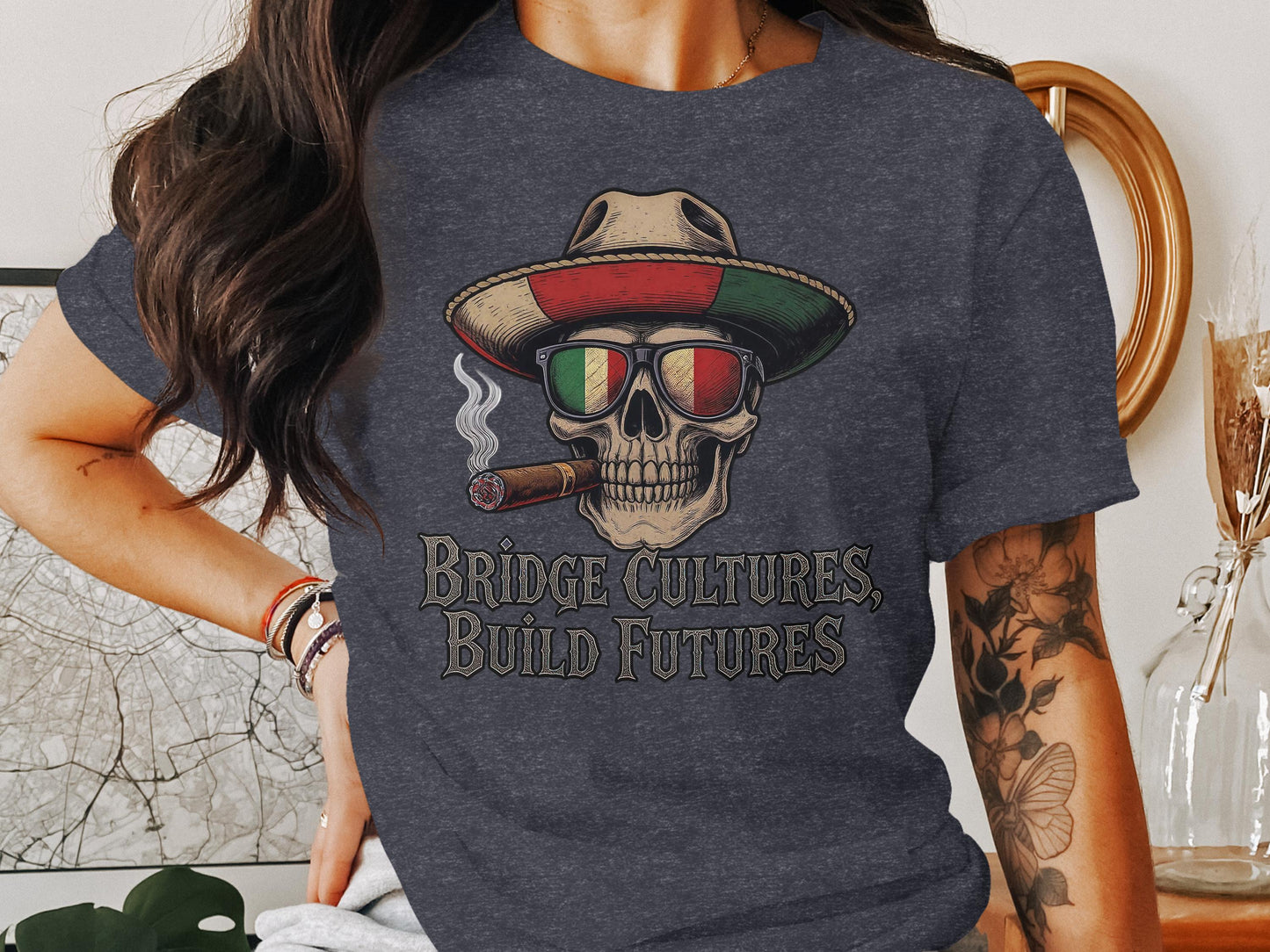 Bridge Cultures Build Futures Graphic Tee product