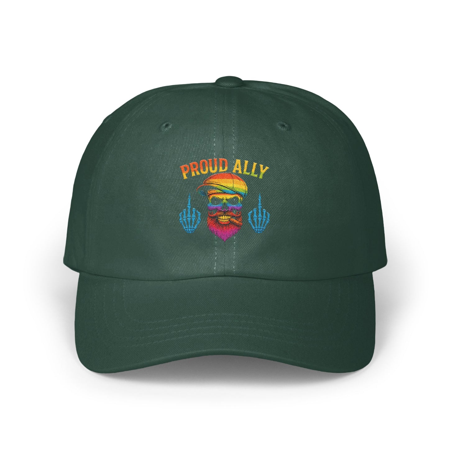 Proud Ally Colorful Design Embroidered Cap product type