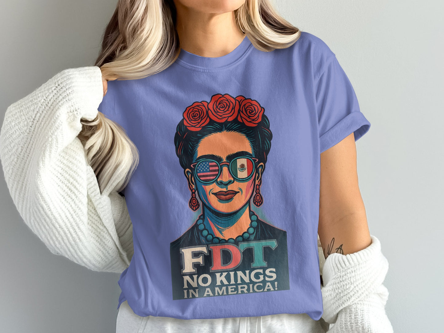 FDT No Kings In America Graphic Tee Shirt product