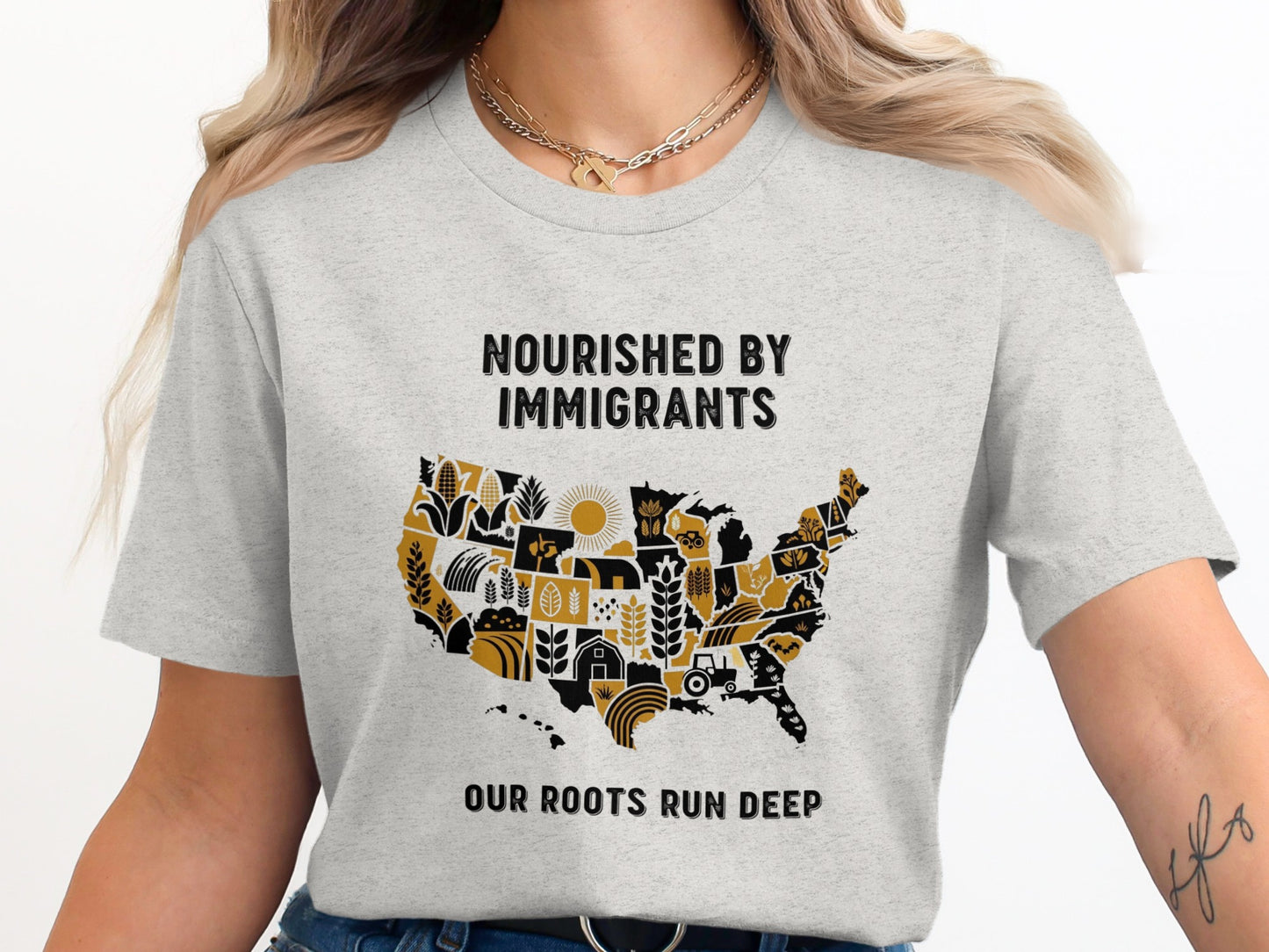 Nourished by Immigrants Our Roots Run Deep product type