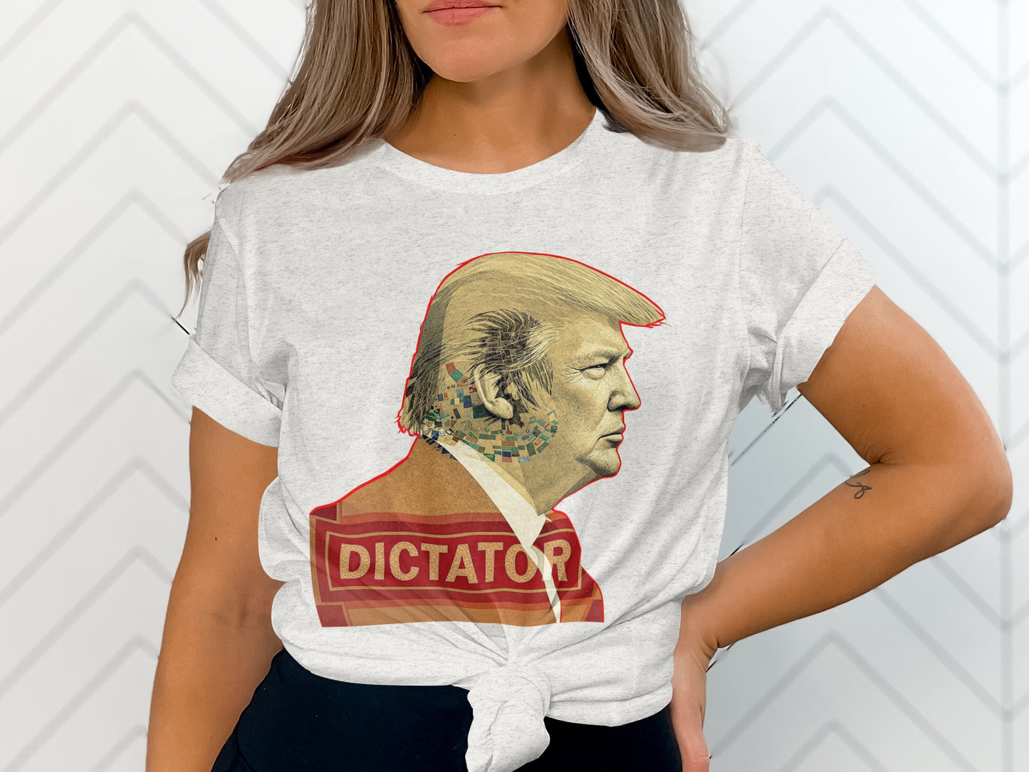 Graphic T-Shirt Featuring Dictator Design product type