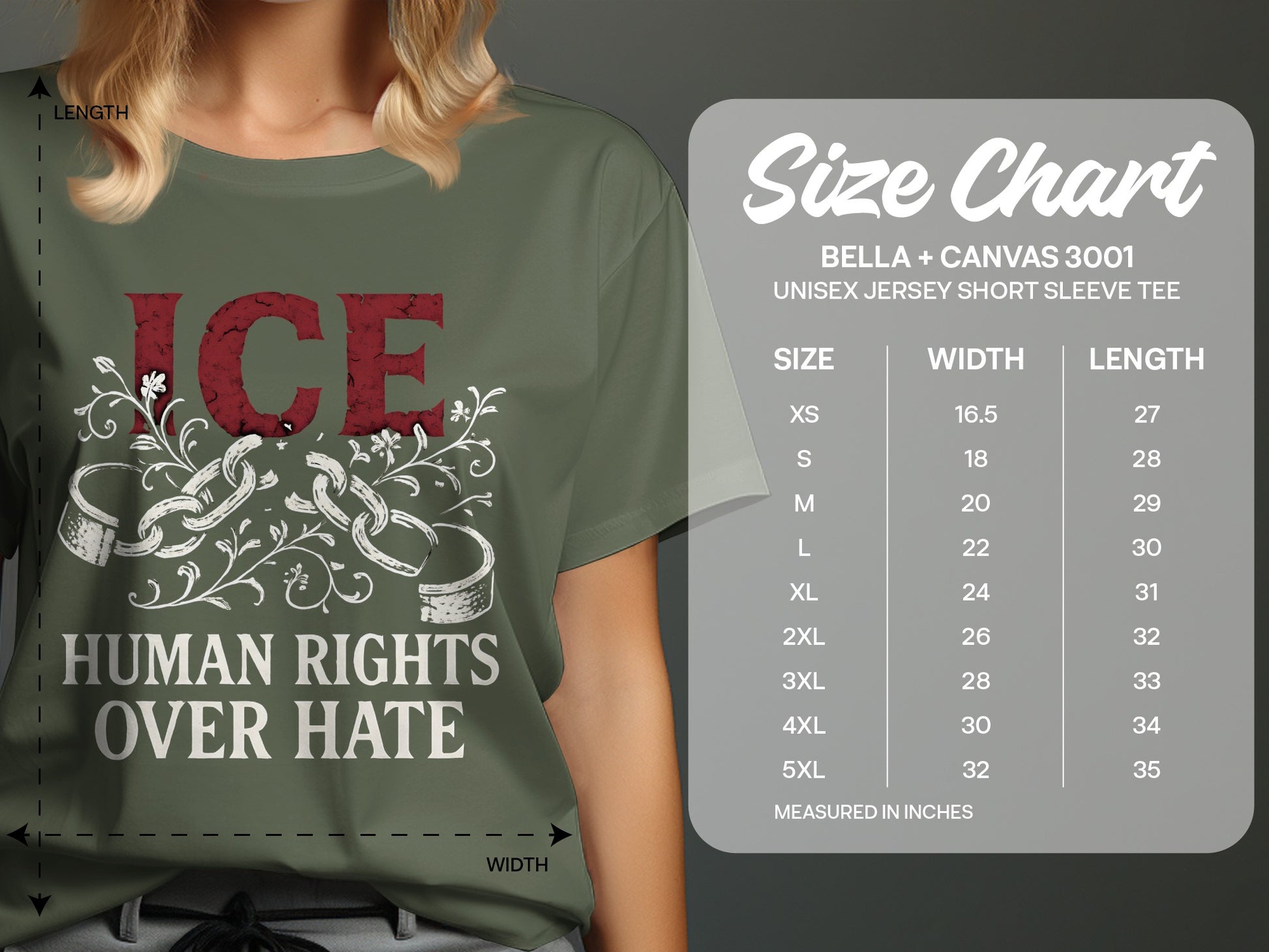 Human Rights Over Hate Unisex Jersey Short Sleeve product