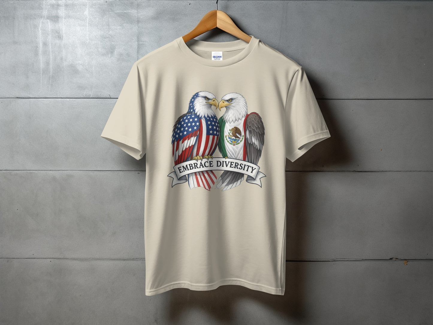 Embrace Diversity Bald Eagles Unisex Tee Shirt product type