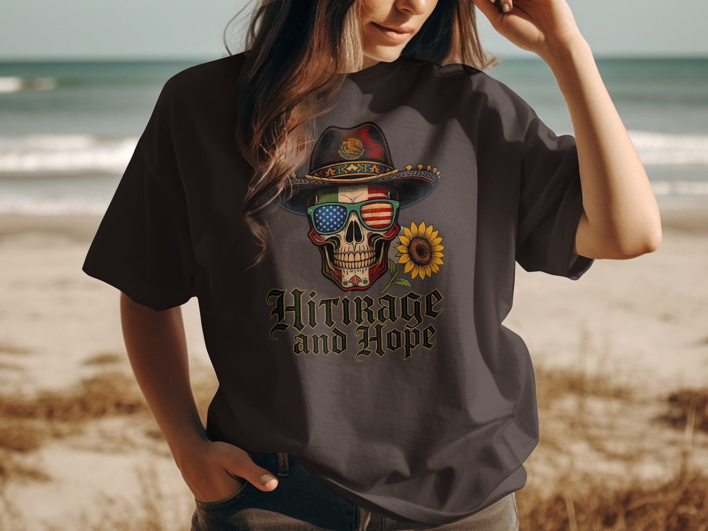 Heritage and Hope Skull Design T-shirt product type