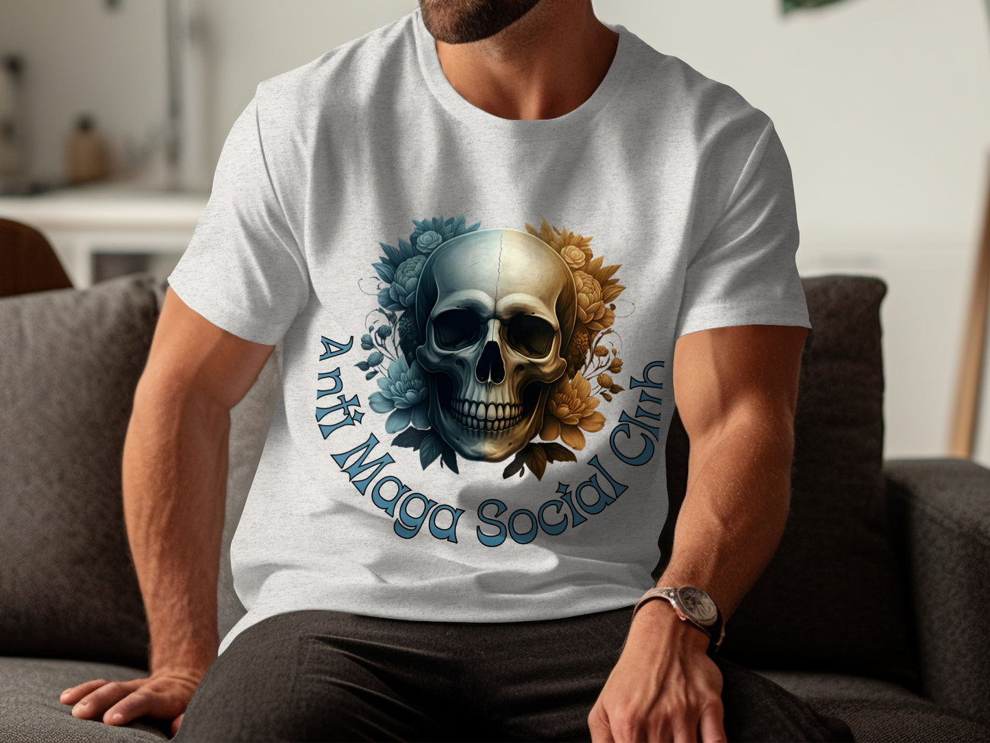 Anti Maga Social Club Skull Graphic T-Shirt product