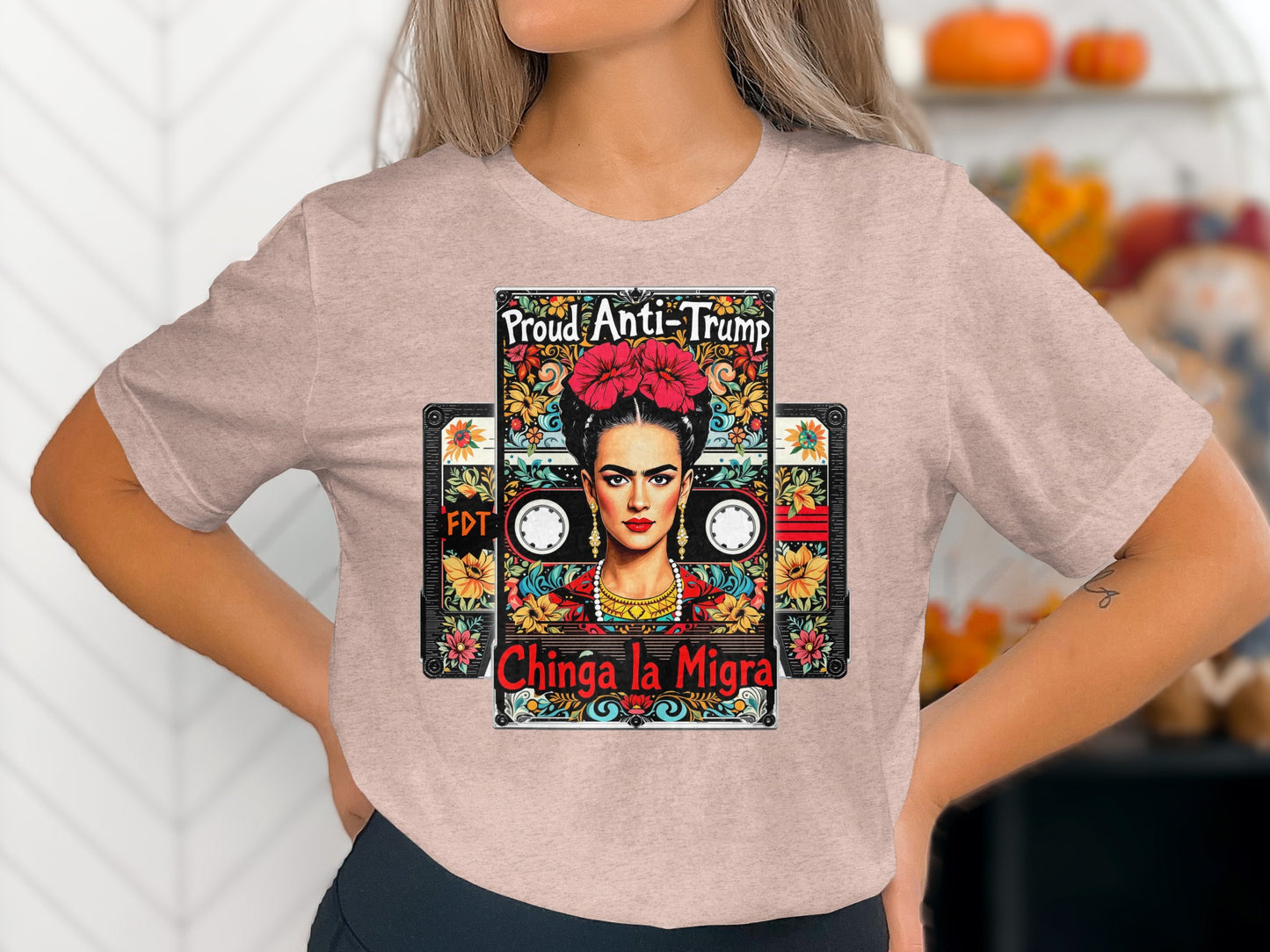 Proud Anti-Trump Chinga la Migra T-shirt product
