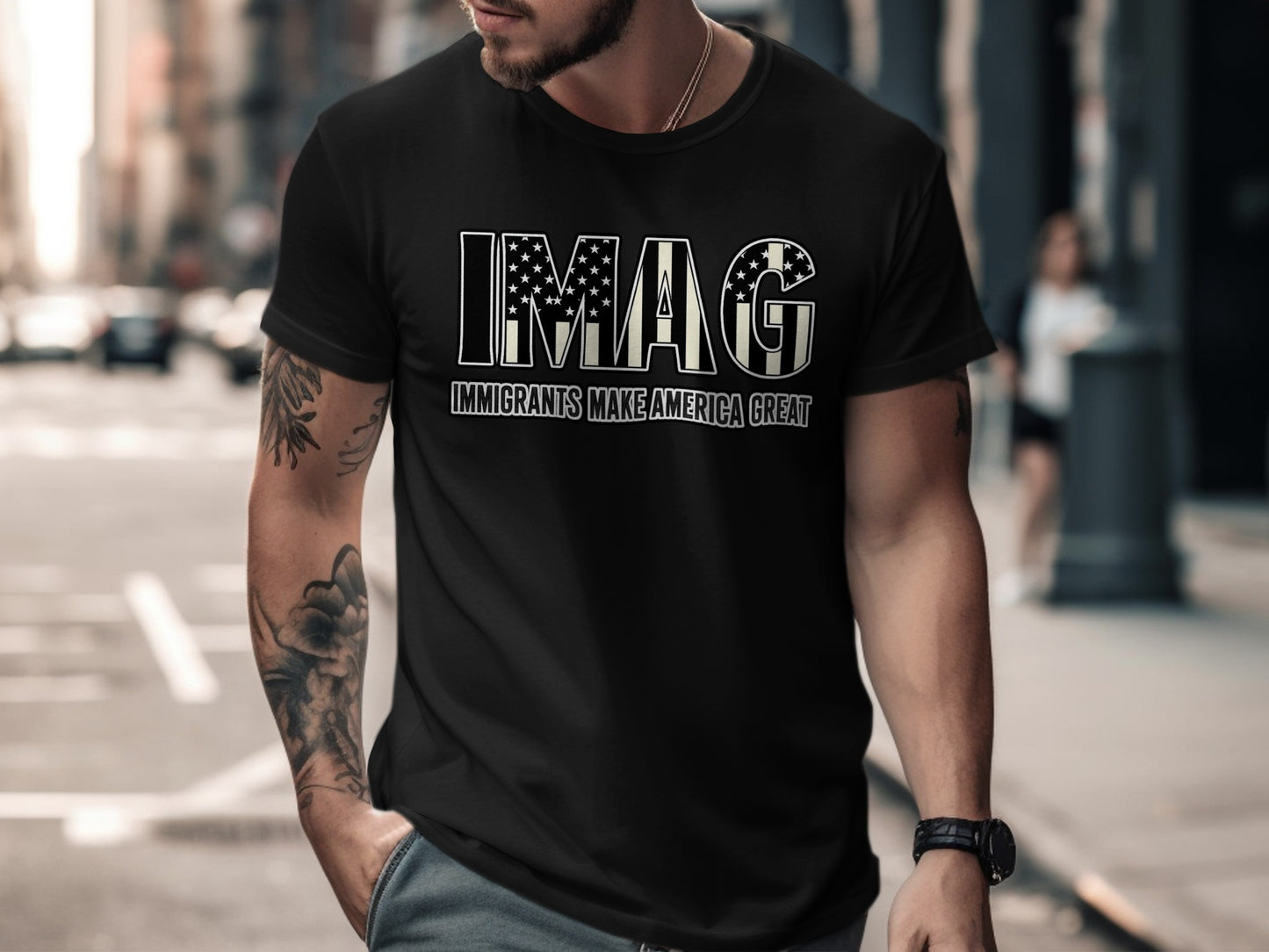 Immigrants Make America Great Slogan Shirt product type