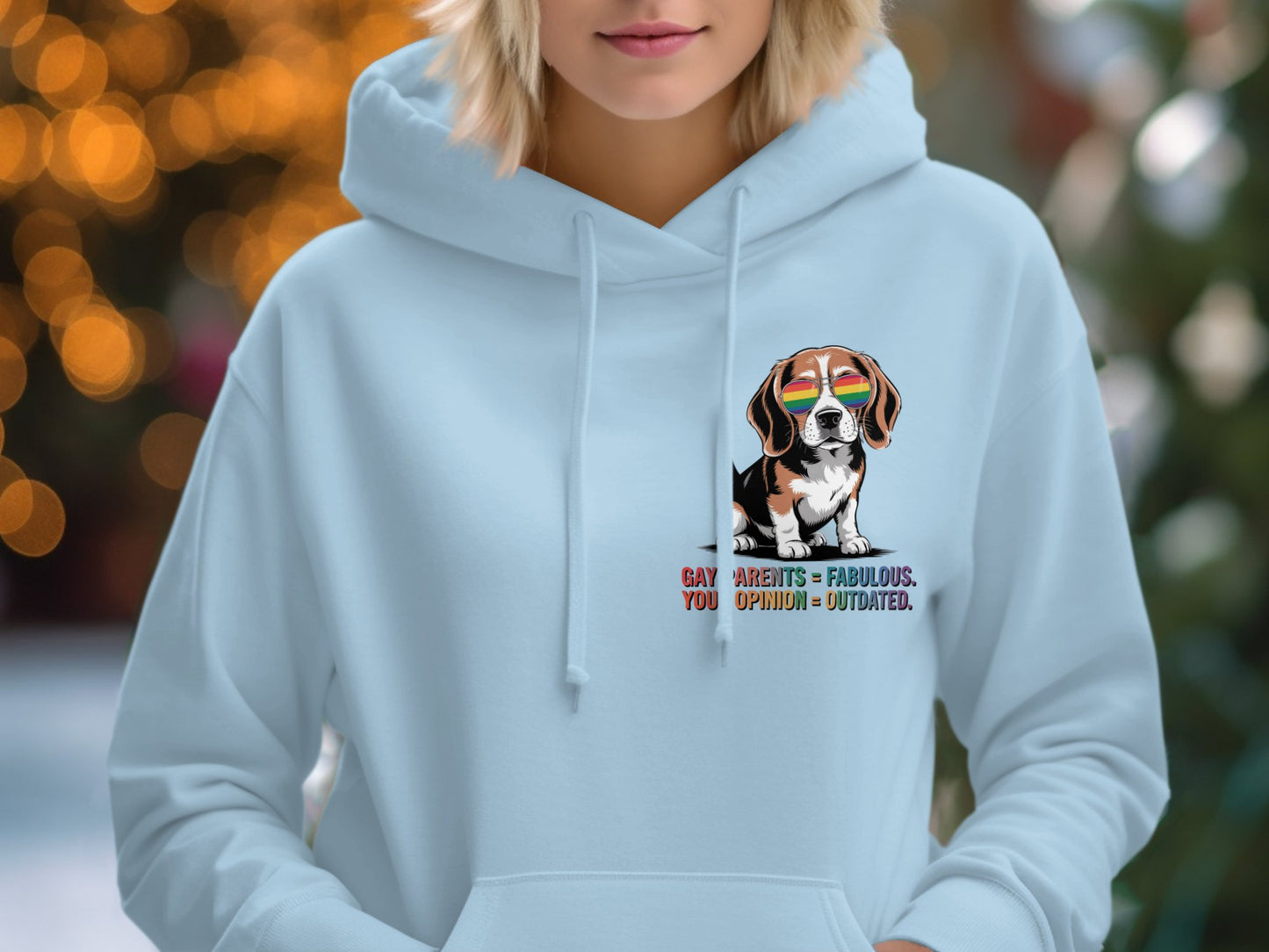 Gay Rights Fabulous Your Opinion Outdated hoodie product