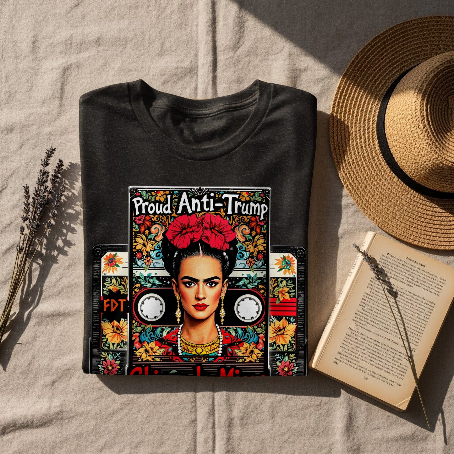 Proud Anti-Trump Frida Kahlo Design T-shirt product