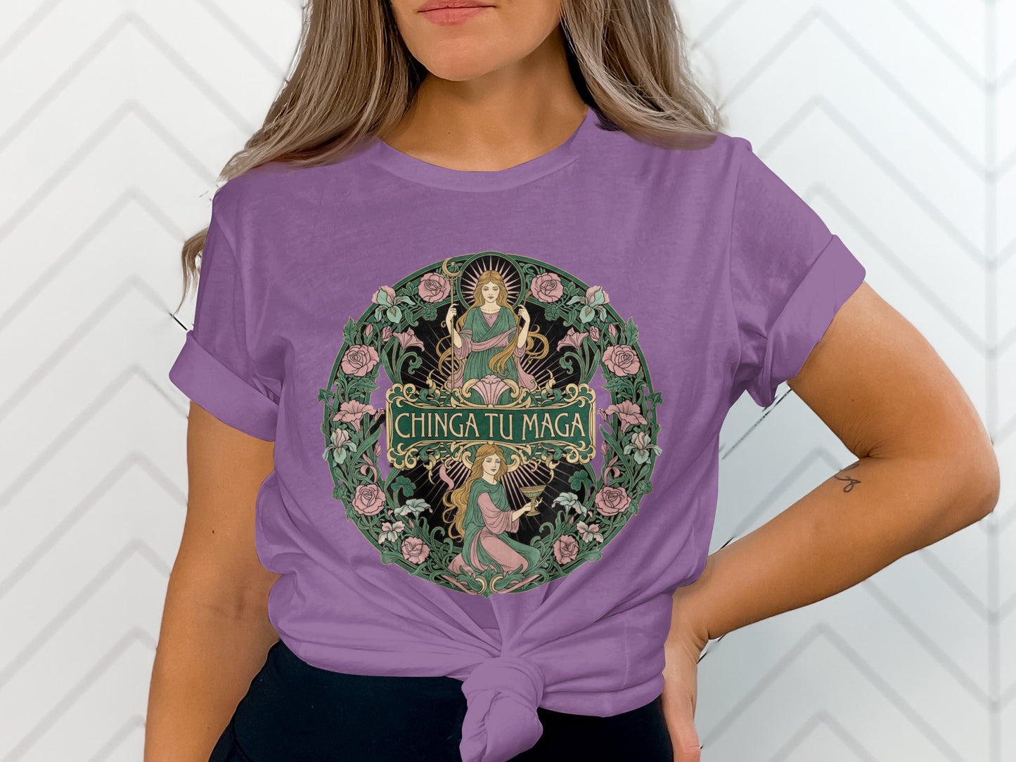 Chinga Tu Maga Graphic Women Empowerment T-Shirt