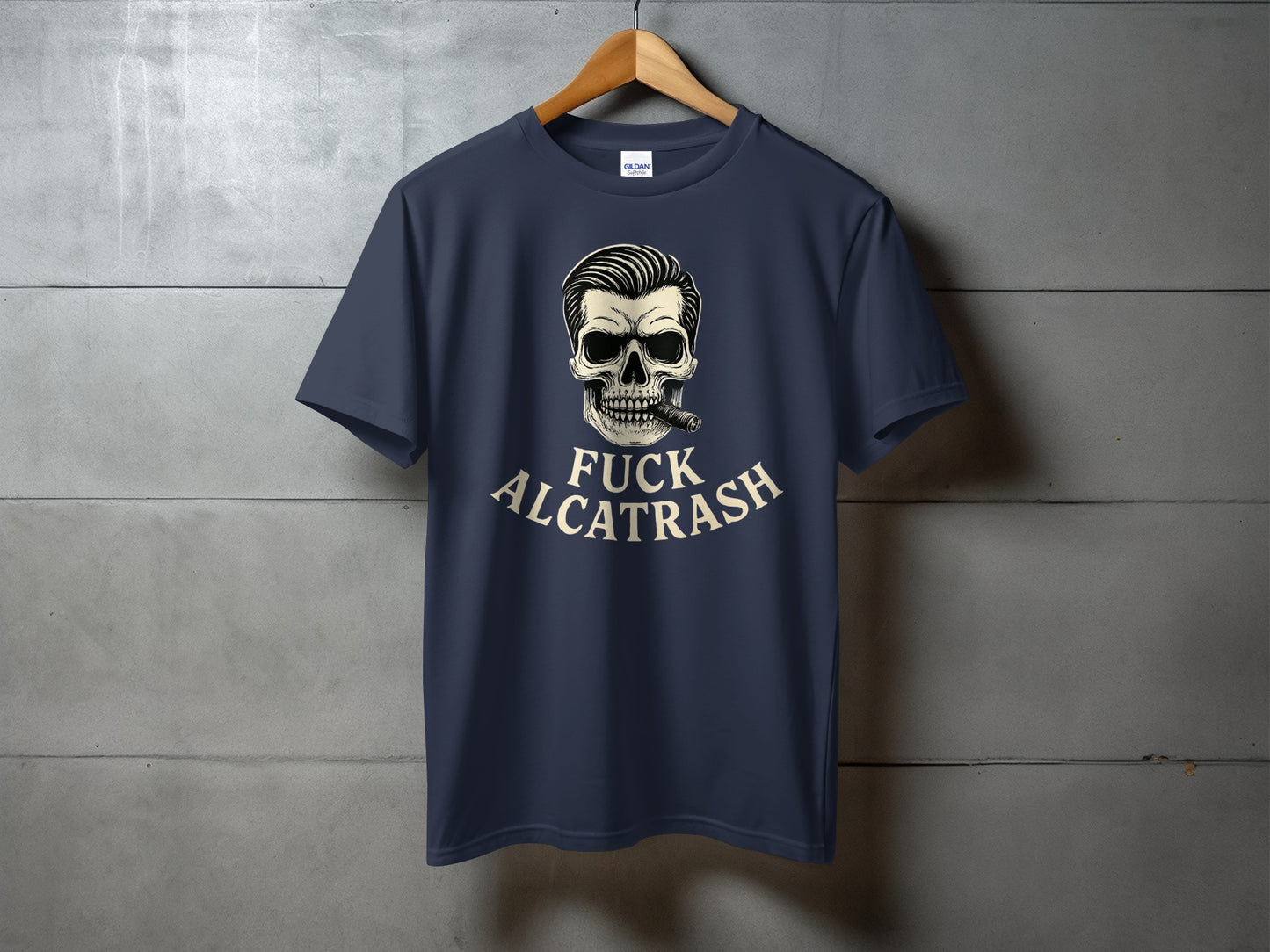 Fuck Alcatrash Skull Graphic Tee Shirt product type
