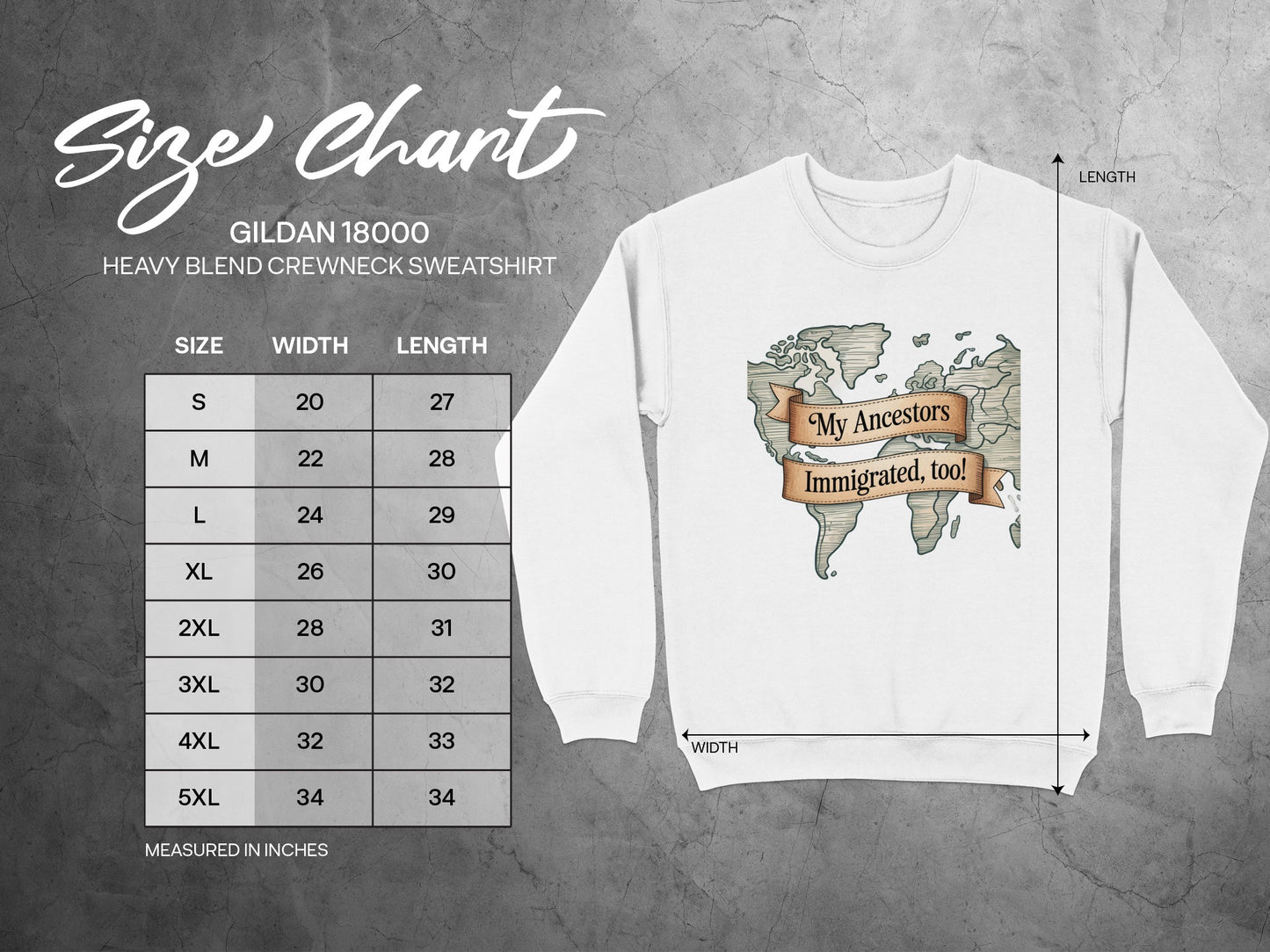 My Ancestors Immigrated Too Crewneck Sweatshirt product