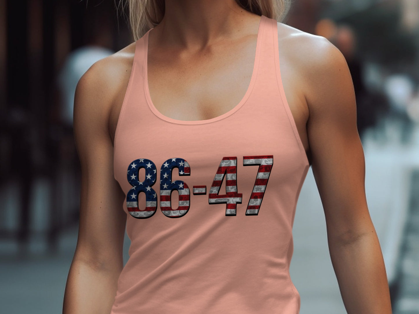 86-47 Print Women's Sleeveless Top product